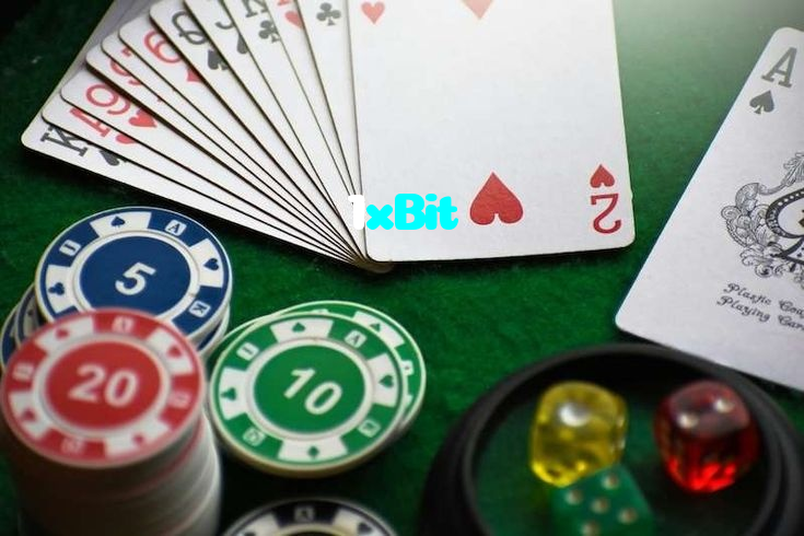 available types of 1xBit bet including pre-match live express and system bets